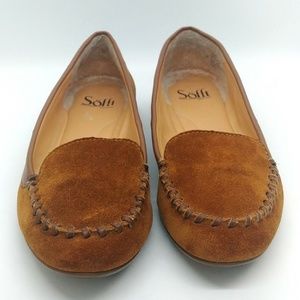 Sofft Suede Loafer Moccasin Size 9